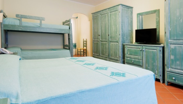 Club Hotel Baia Aranzos camera quadrupla