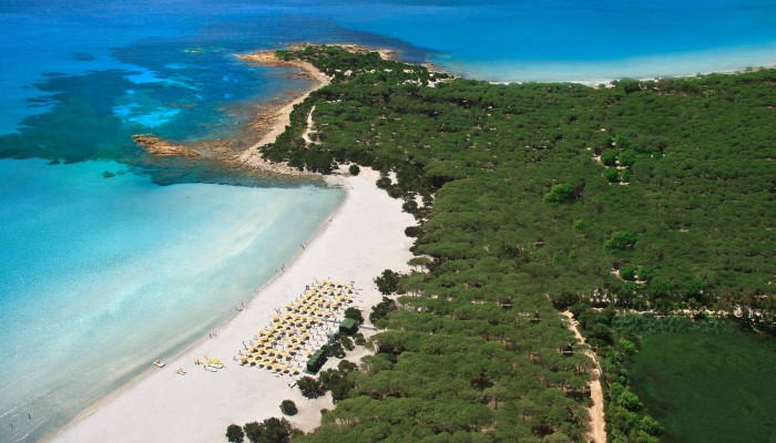 I Giardini di Cala Ginepro vista spiaggia