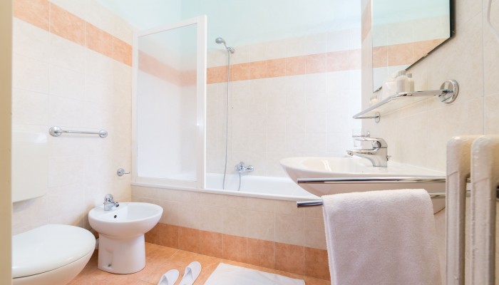 Majestic Dolomiti Hotel camera doppia standard bagno