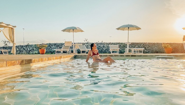 Le Cesine Masseria piscina