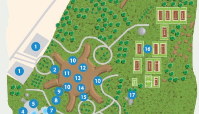 Baia di Conte mappa villaggio