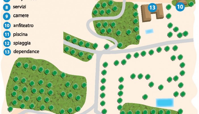 Futura Club Spiagge Bianche mappa villaggio