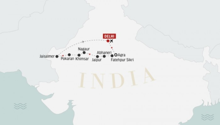 Il Taj Mahal, il deserto e la Città d'Oro